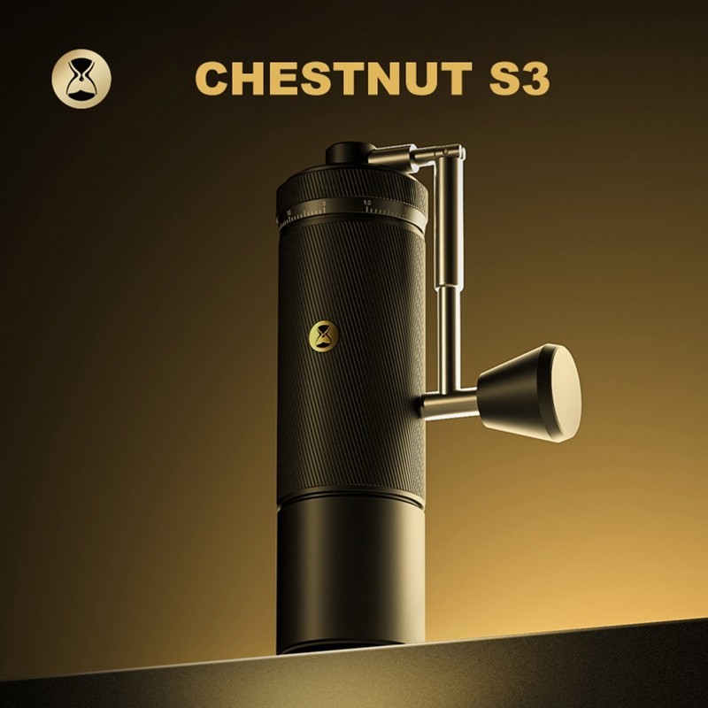 TIMEMORE CHESTNUT S3 Manual Coffee Grinder External Adjustment 0.015mm/click S2C890 Burr Inside Hand