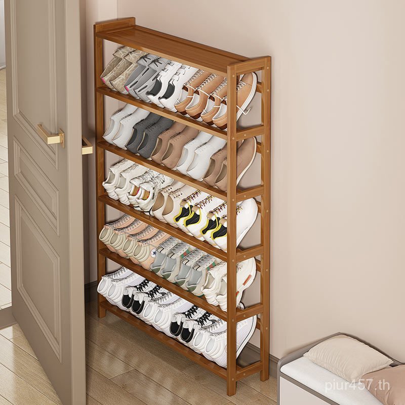 ตู้รองเท้าด้านหลังในครัวเรือนขนาดเล็กชั้นวางรองเท้ากลางแจ้งUltra-Narrow Multi-Layer Simple Doorway 2