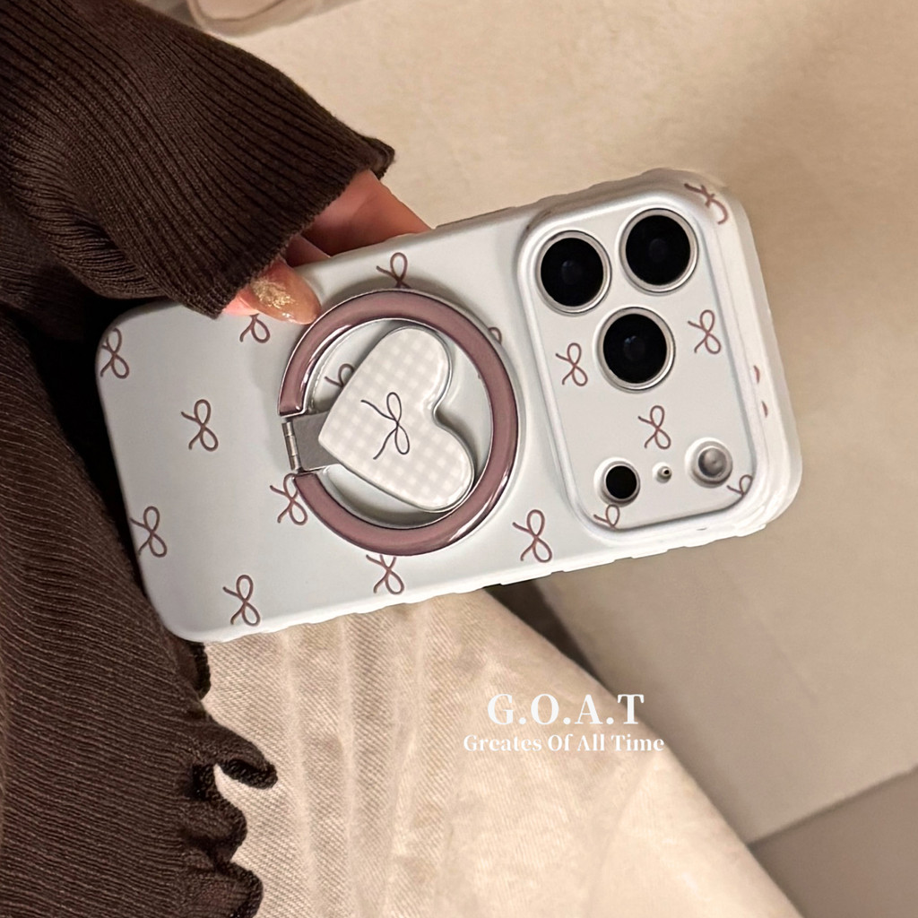 GOAT Sea Blue Magnetic Absorption Brown Crushing + สีน้ําตาลสีฟ้า Knots ปลอกสําหรับ iPhone 17 PRO MAX iPhone 17 16 11 15 14 13 12 PRO MAX Anti-Fall ป้องกันปกหลัง - รูปที่ 7