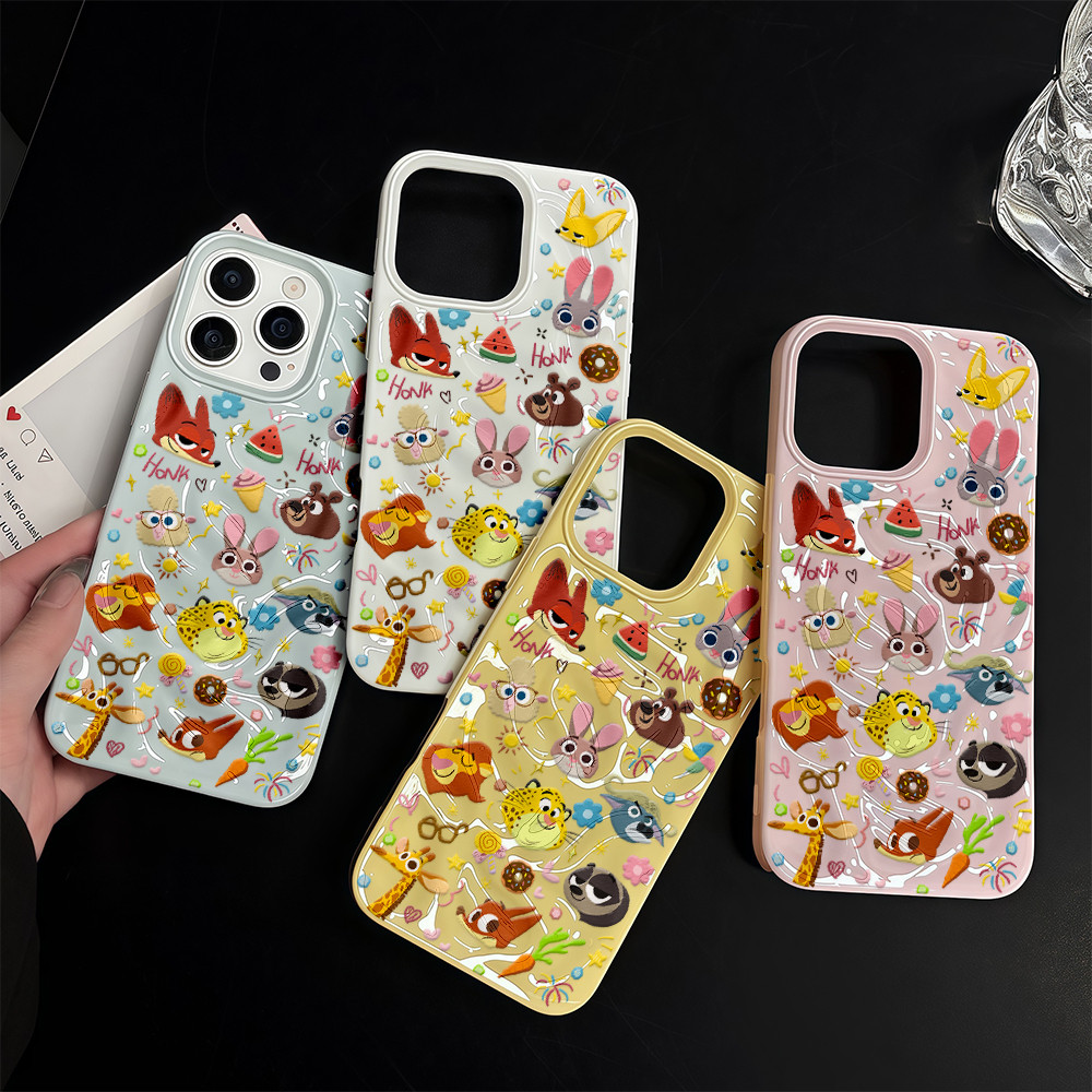 ✨จัดส่งฟรีภายในพื้นที่✨เคสป้องกันอุกกาบาต Animal Collection เหมาะสำหรับ iPhone16 15 14 13 12 11 6 7 8 plus Pro Promax