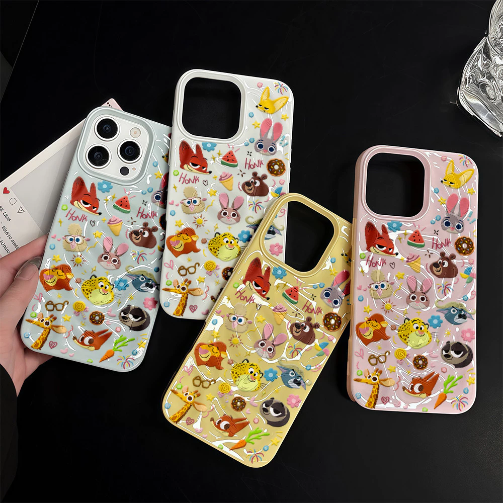 ✨จัดส่งฟรีภายในพื้นที่✨เคสป้องกันอุกกาบาต Animal Collection เหมาะสำหรับ iPhone16 15 14 13 12 11 6 7 8 plus Pro Promax