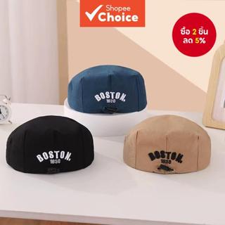 หมวกเบเร่ต์เด็กผ้าฝ้ายระบายอากาศพร้อมตัวอักษรปักน่ารักหมวกทา…