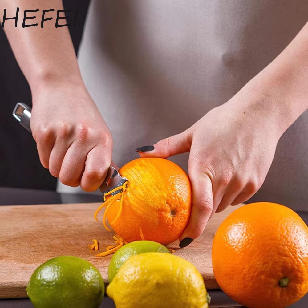 SATURNMODE Lemon Zester, สแตนเลสแขวนห่วงเครื่องขูดผลไม้ซิตรัส, ครัวเรือนกันสนิมคู่มือช็อคโกแลต Zeste