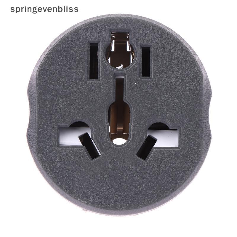 Springevenbliss เยอรมันมาตรฐานปลั๊กแปลง FR AU US UK To EU Euro Korea Universal Travel Adapter Home P