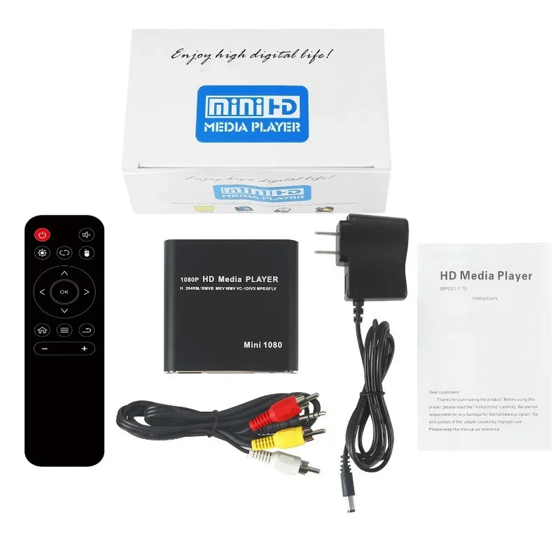 ภายนอก Hdd เครื่องเล่นมัลติมีเดีย Full Hd 1080p 1080p Mkv Usb Sd Media Player พร้อม Sd Media กล่องที