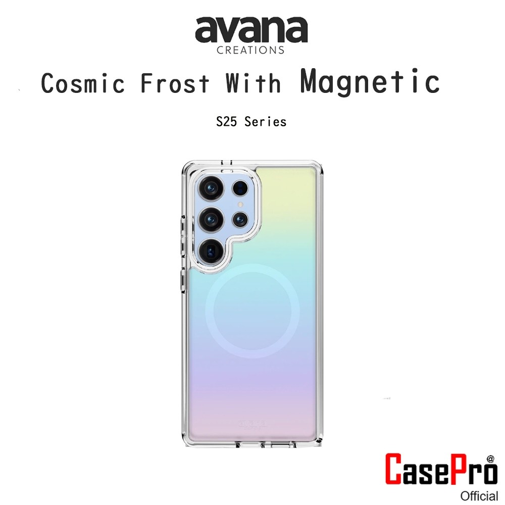 AVANA Cosmic Frost With Magnetic เคสกันกระแทกระดับ3เมตรเกรดพรีเมี่ยม เคสสำหรับ Galaxy S25 Ultra (New)