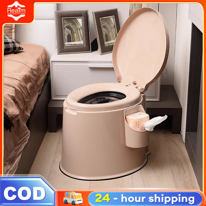 Portable Toilet Bowl  Elderly Pregnant Women Adult Toilet Toilet bowl Plastic Toilet Indoor Commode 