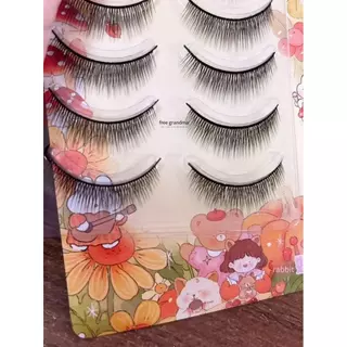 Hard Stem Baby ตรงขนตาปลอมผู้ใหญ่ชาย cos ธรรมชาติ Mom Raw Double Eyelid สามเณรกระต่าย Granny 233 แฟชั่นที่สมจริง Face Repair สาว