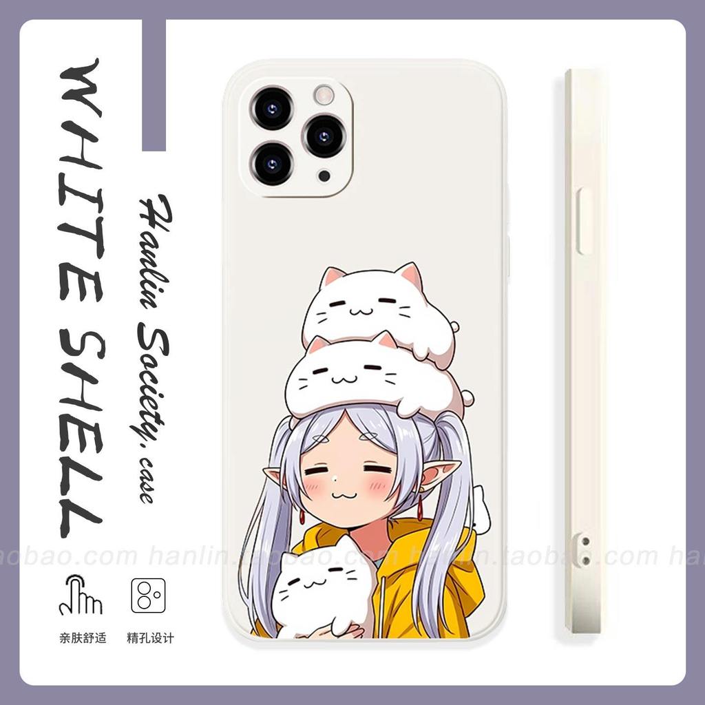 Frieren: Beyond Journeys End pattern Case iPhone 17 16 iPhone 15 14 13 12 11 Plus Pro Max X XR XS SE