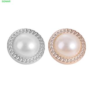 โซนาร์ 50ชิ้น ปุ่มมุก, ปุ่มเสื้อผ้ากลมเงา, เสื้อคลุมปุ่มเย็บ…