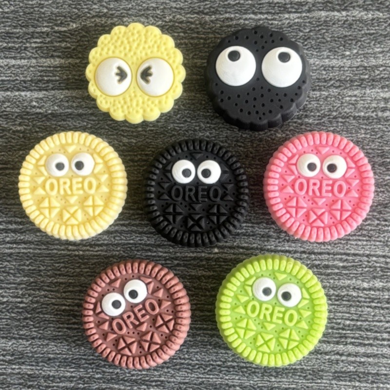 jibbitz crocs jibbitz crocs ของแทั Hole Shoes Cartoon Cute Big Eyes Style