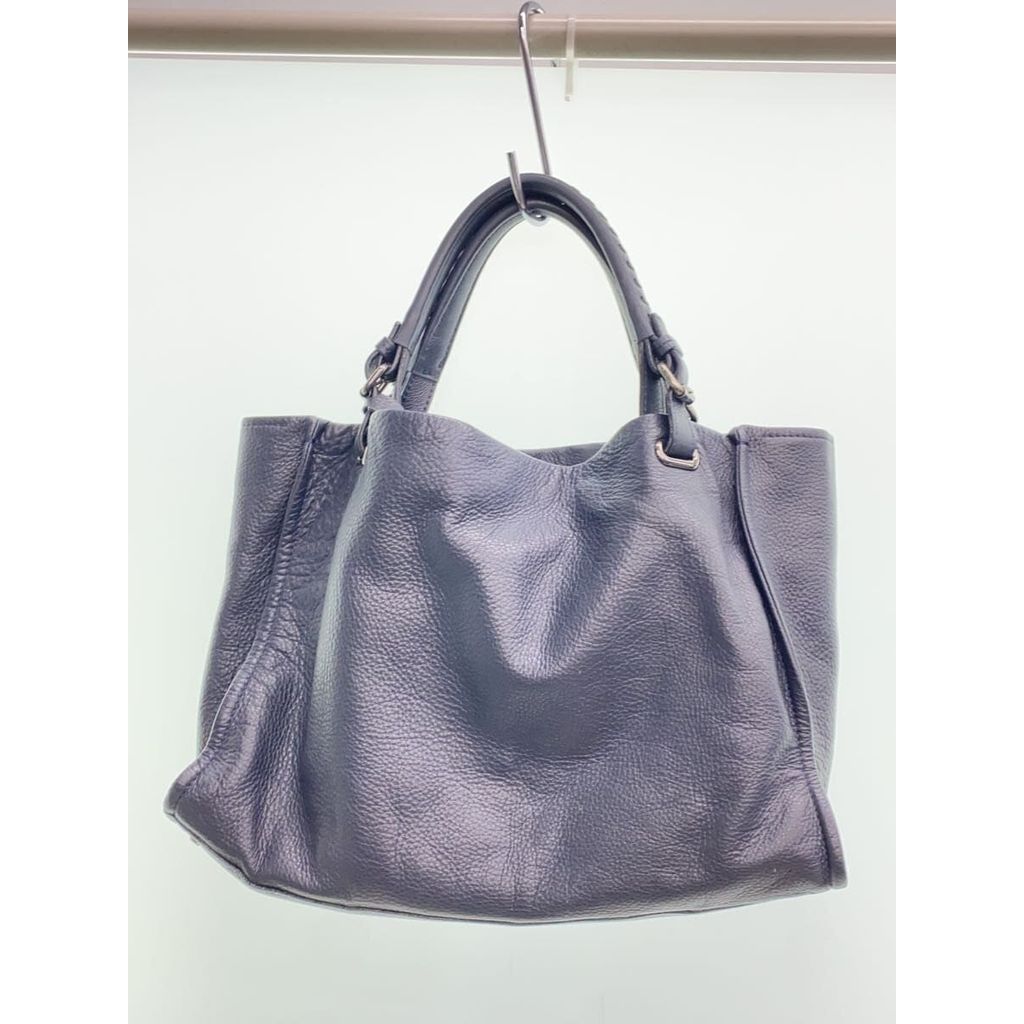 Tsuchiya Kaban Tote Bag Purse leather NVY Direct from Japan Secondhand