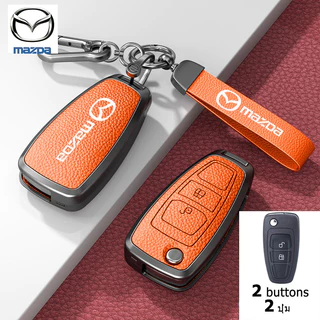 Mazda BT-50 2014-2019 รถรีโมทกุญแจพับได้ Mazda พวงกุญแจ BT-50 pro BT-50 โลหะผสมสังกะสี Mazda ฝาครอบกุญแจรถ