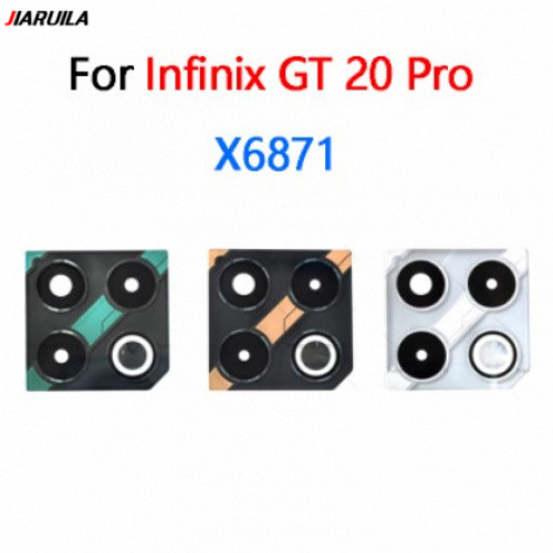 เปลี่ยนเลนส์กล้องสําหรับ Infinix GT 20 Pro X6871 พร้อมสติ๊กเกอร์กาว