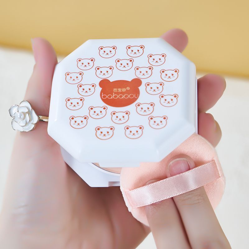 New Product#Authentic Powder Compact for Smooth Skin, Long-lasting Setting, Oil Control, Concealer, 