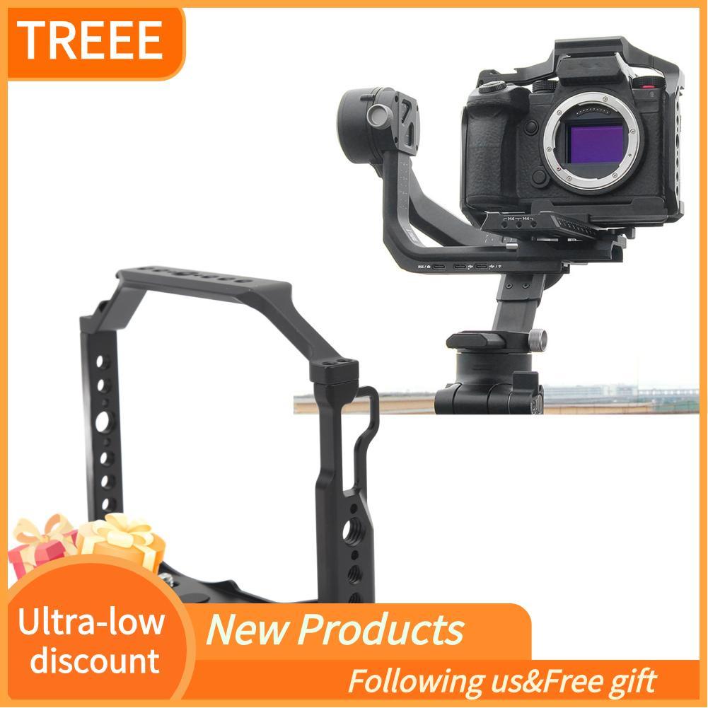 Treee Treee Full กล้องวิดีโอ RIG อลูมิเนียมสำหรับ S5 II IIX กล้องอุปกรณ์เสริมการถ่ายภาพ