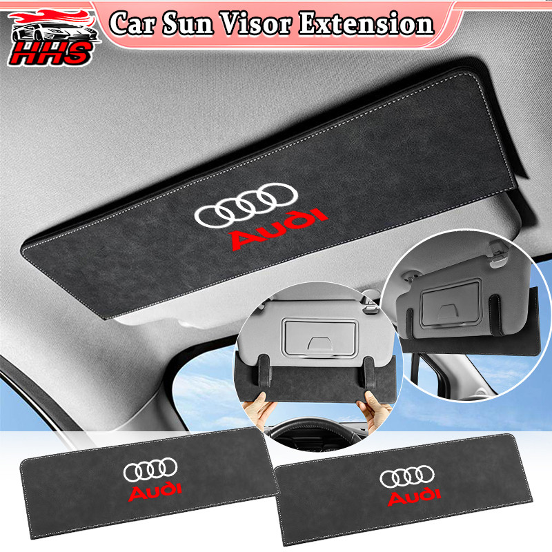 [คลังสินค้าพร้อม] Audi Car Sun Visor Extender คุณภาพสูงความปลอดภัย Anti Reflection Anti Glare Uv แสง
