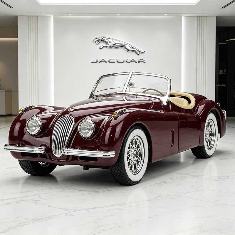 Bburago 1:24 Jaguar XK120 Roadster รถDiecasts & Toy Vehiclesรถรุ่นMiniature Scaleรุ่นรถของเล่นสําหรั