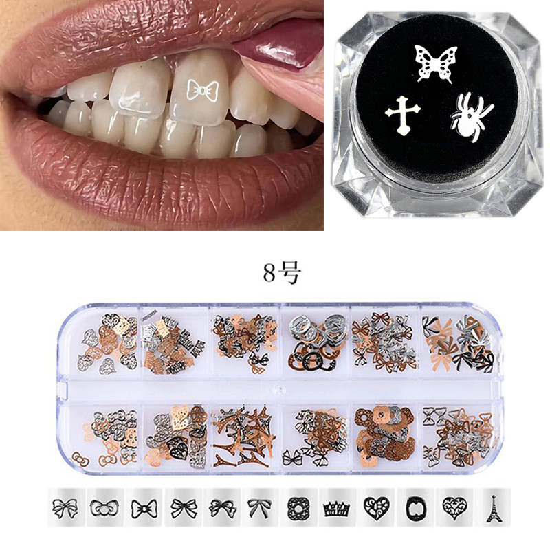 Spot Goods#Foreign Trade Products8High-quality metal ultra-thin dental drill set, metal hollow sheet