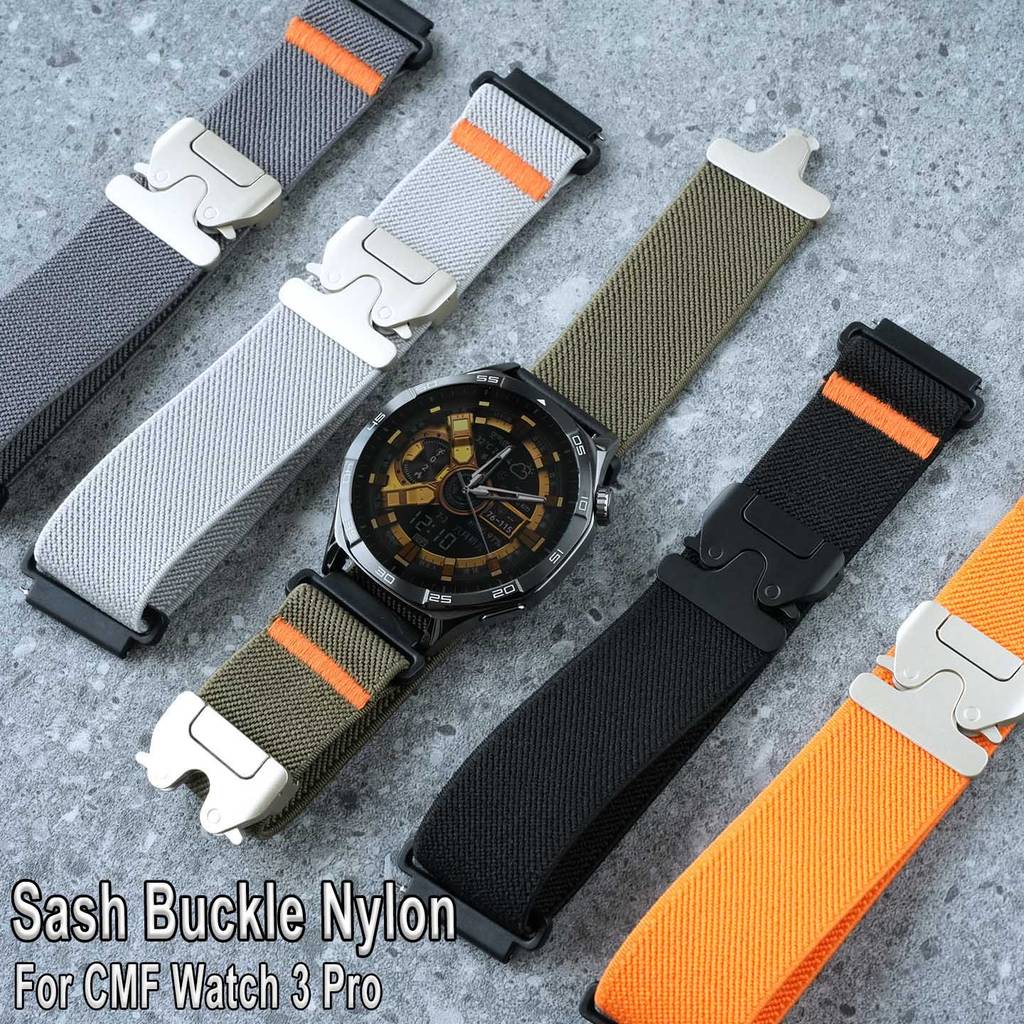 Sash Buckle Nylon สําหรับ CMF นาฬิกา 3 Pro Breathable กีฬาปรับความยาวสําหรับ CMF นาฬิกา Pro 2 สายคล้องคออุปกรณ์เสริม