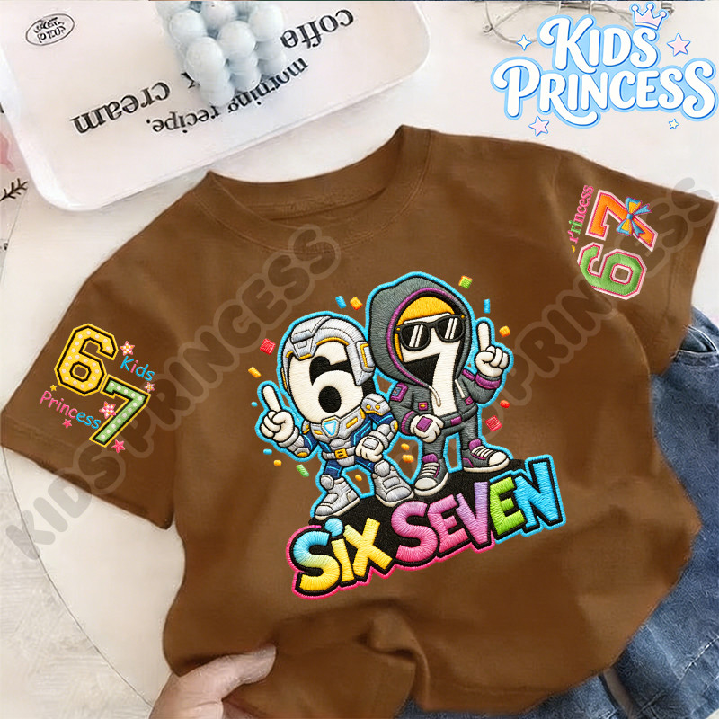 COD KIDS PRINCESS 2026 ตัวละครการ์ตูนแอนิเมชั่น เสื้อที ผ่อนคลาด เสื้อเชิ้ต สำหรับเพศชายและหญิง 90-150CM C16