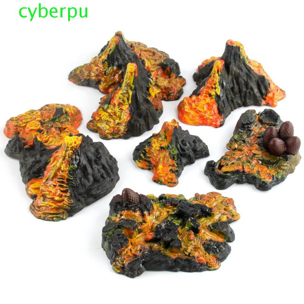 CYBERPULSE จําลอง Volcano รุ่น,ที่สมจริง Volcano ของเล่น Mini Volcano ของเล่น, Erupting Volcano ยาง/