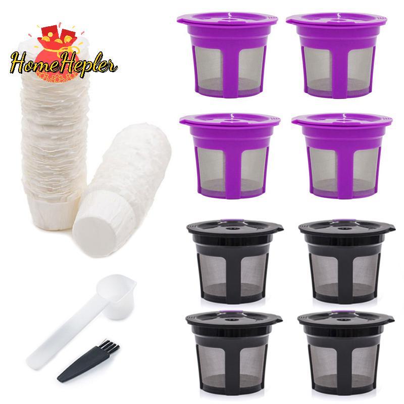 HomeHepler กระดาษทิ้งกระดาษกรองกาแฟสําหรับ Keurig Reusable K ถ้วยสําหรับเครื่องชงกาแฟ Keurig Univers