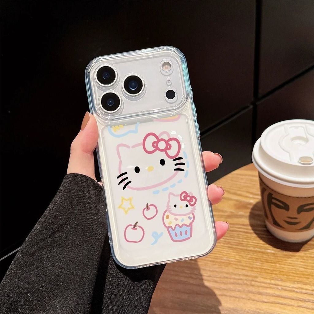 แมวขนมหวานเหมาะสําหรับเคสโทรศัพท์ Apple 17PRO iPhone16E การ์ตูน 15 เคสนิ่ม 14 ออกแบบ 13/X26.4.3