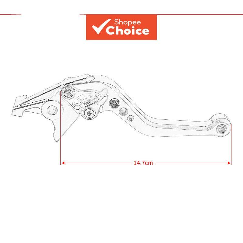 ด้ามเบรกมือแบบสั้นปรับแต่ง YZF R7 มือจับ CNC ก้านเบรก ก้านคลัตช์