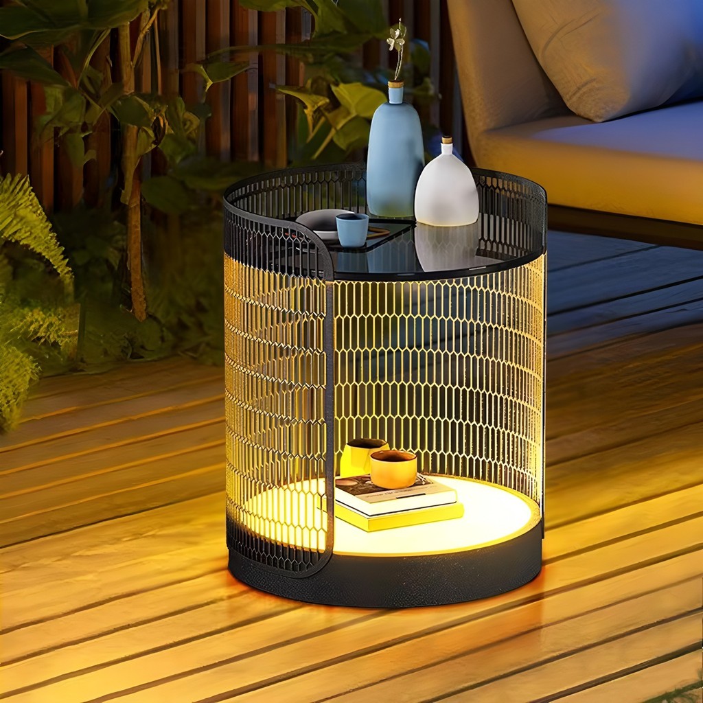 Outdoor lights, villa courtyard lights, outdoor table lamps, terrace garden lights, waterproof coffe