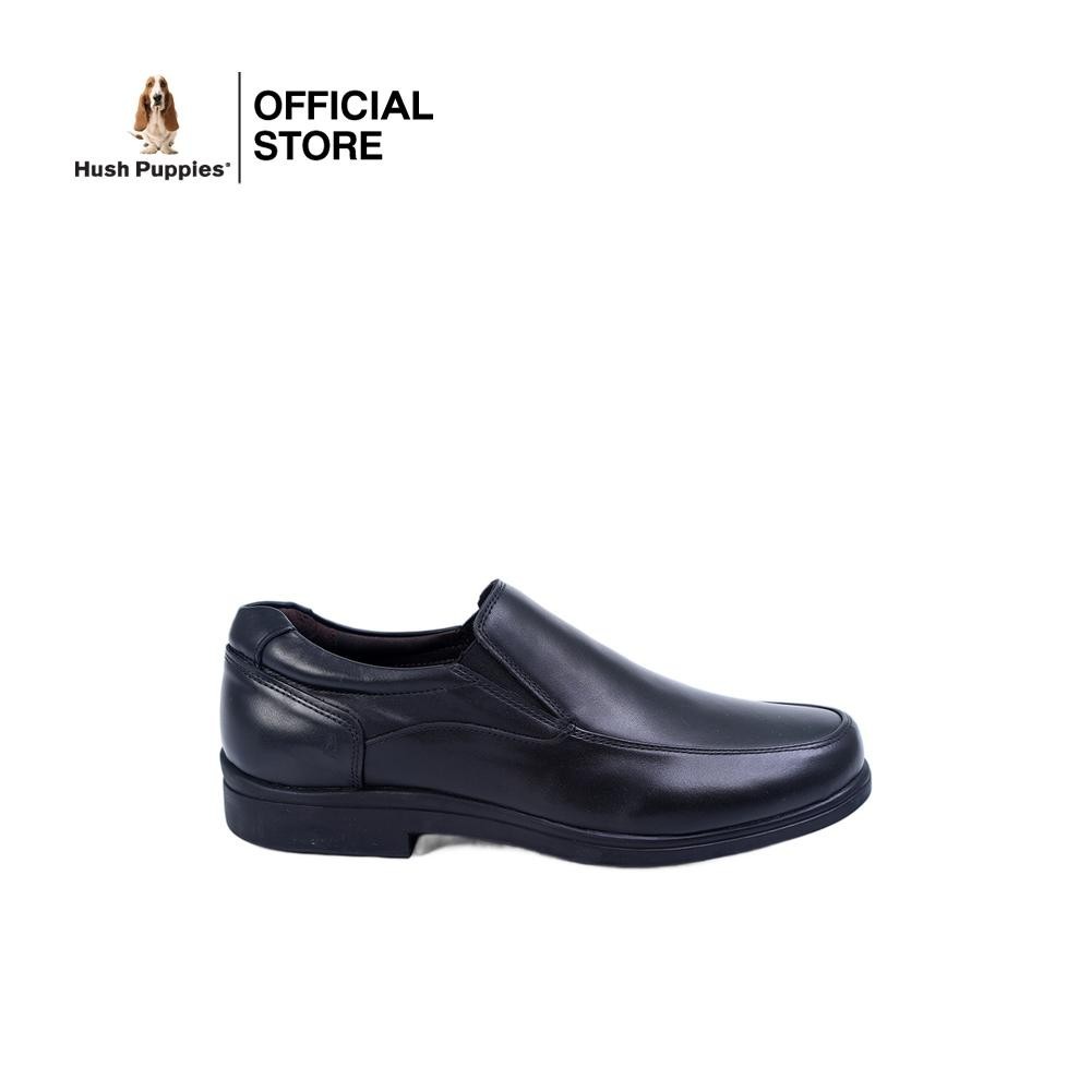 Hush Puppies รองเท้าผู้ชาย รุ่น HP 8HCFB2115A - สีดำ (รองเท้าลำลองหนังแท้ แบบสวม)
