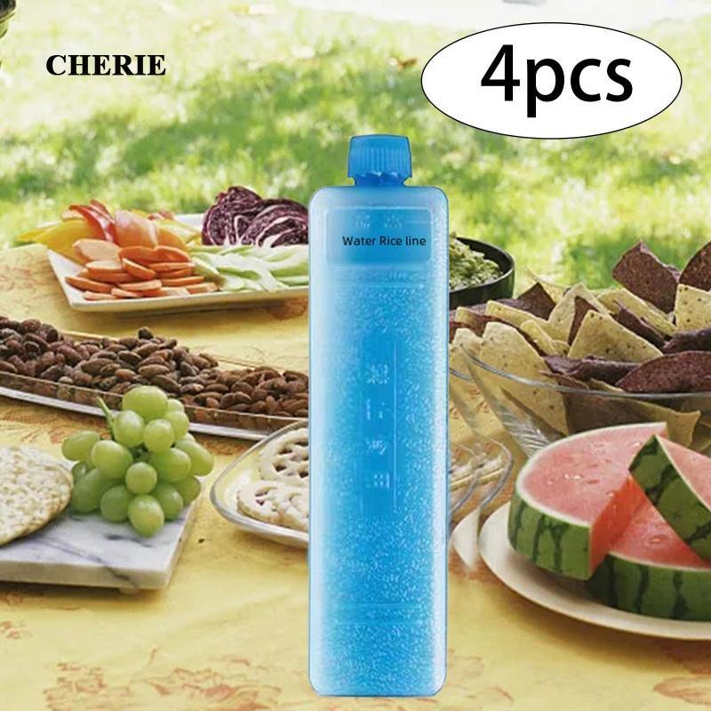 [Chery] 4 ชิ้น Cooling Ice Packs สะดวกสําหรับกระเป๋าเก็บความเย็น Ice Cooler Blocks Ice Freezer Block