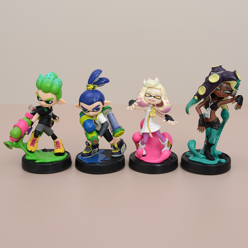 Jet Warrior 2 สวิทช์ splatoon2 สาวสีขาวสีฟ้า Boy รูปเครื่องประดับการ์ด IB6G