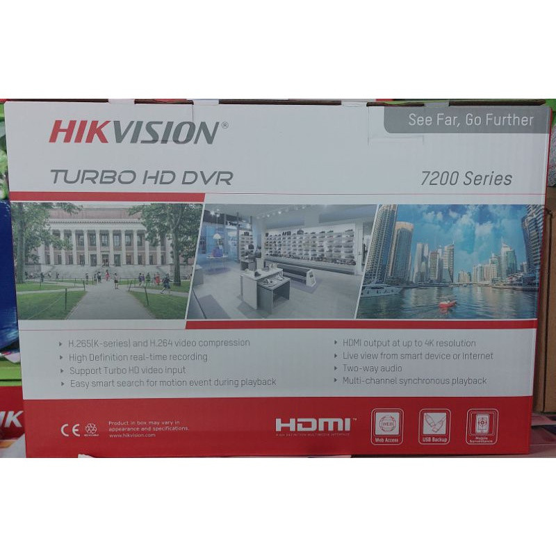 4 CHANNEL DVR HIKVISION เสียง