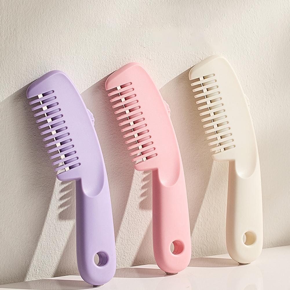 สามความเร็วปรับ 2 In 1 Hairdressing หวีใบมีดสําหรับ Home Self-service ผมเลื่อน P0r9