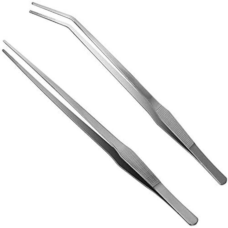 ปากคีบ ฟอร์เซป Forcep ปลายตรง ปลายงอ แข็งแรงทนทาน  สแตนเลส แหนบสแตนเลส ผสมเกสร แคคตัส คีบเมล็ด ให้อาหารสัตว์เลี้ยง