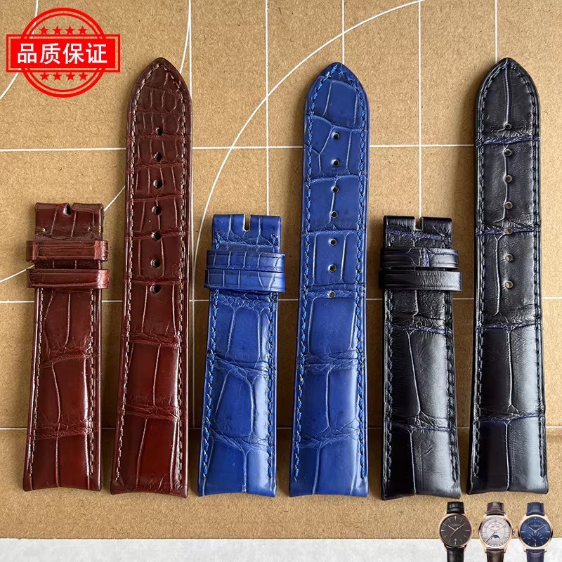 Jiangshi Denton Strap เหมาะสําหรับมรดกสายนาฬิกาหนังจระเข้ผู้ชายหนังแท้ 81180 Arc Introduction