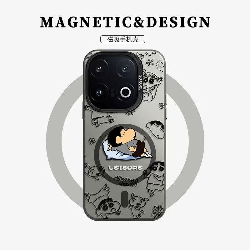เคสโทรศัพท์แม่เหล็ก ลวดลายใหม่ ใช้ได้กับ iPhone 16/15Plus/14ProMax/12/13Pro/11 กันกระแทก กันรอยขีดข่วน และป้องกันรอยถลัก