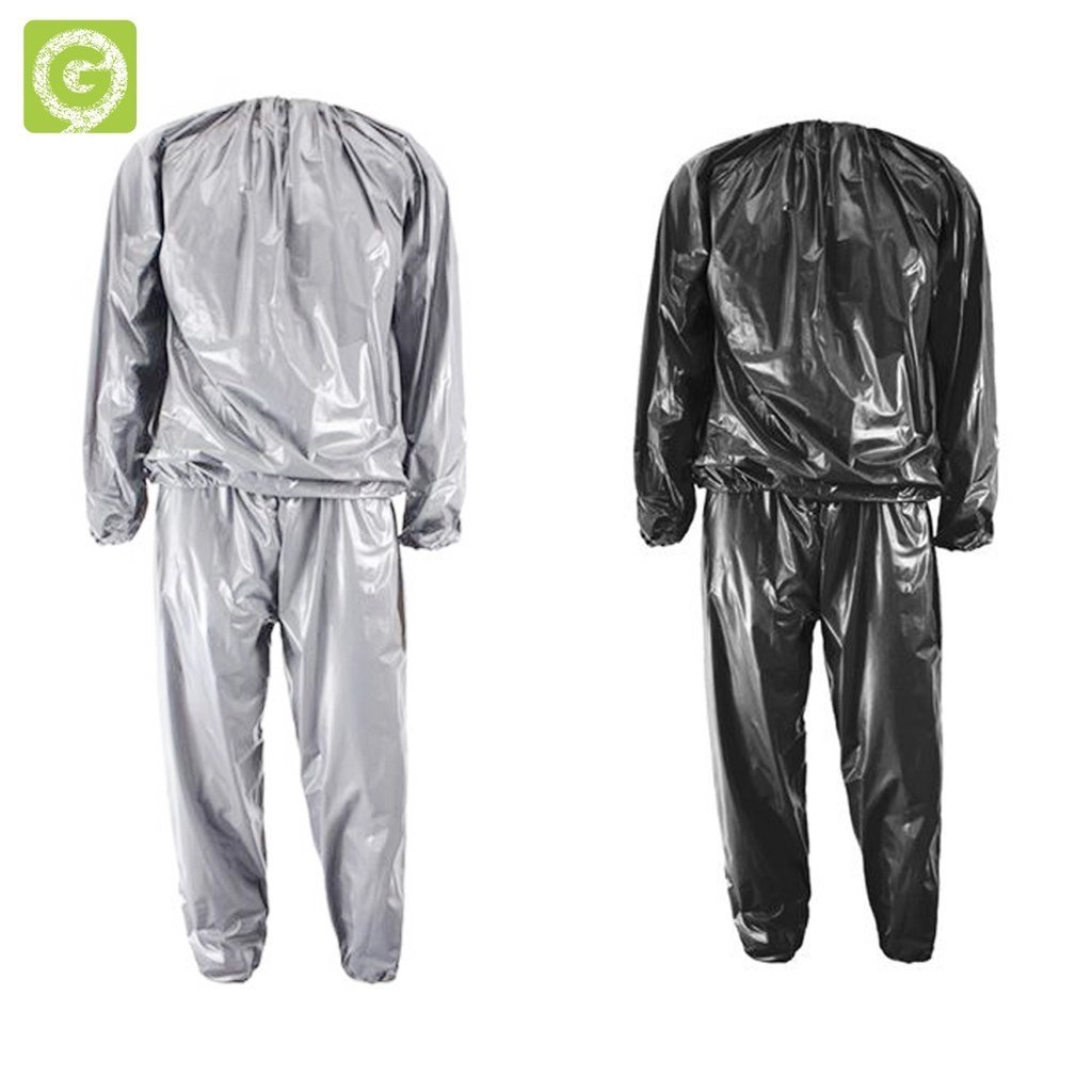 Heavy Duty Fitness Weight Loss Sweat Sauna Suit Sier XL