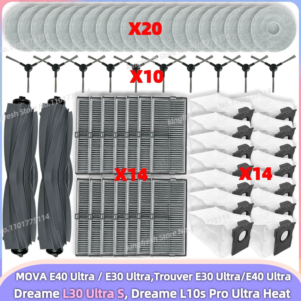 Fit For Dreame MOVA E40 Ultra / MOVA E30 Ultra Dreame L30 Ultra S / Dreame L10s Pro Ultra Heat Tricu