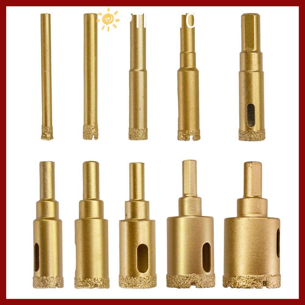 PTKFPT09 หินอ่อนเจาะ Bits Hole Saw เครื่องตัดหินแกรนิตอิฐเจาะแก้ว Bit Diamond Core Bit