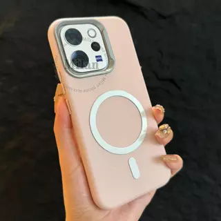 เคส Vivo V70 แบบแม่เหล็ก เคสป้องกันซิลิโคนนุ่ม สีพื้น เคสโทรศัพท์มือถือกันกระแทก ป้องกันรอยนิ้วมือ