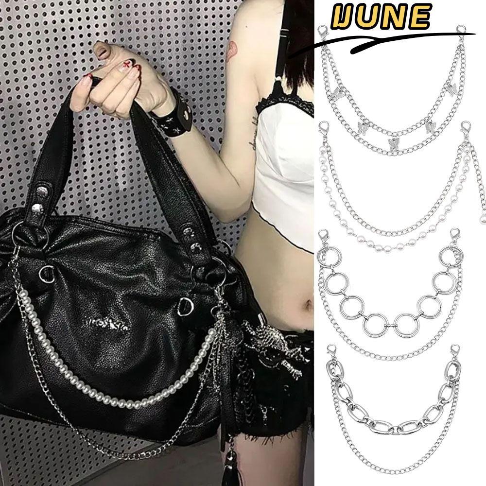 อุปกรณ์ตกแต่งโซ่สำหรับกระเป๋าถือและสะพาย-crossbody พร้อมหัวเข็มขัดจี้ เหมาะสำหรับฮัลโลวีน