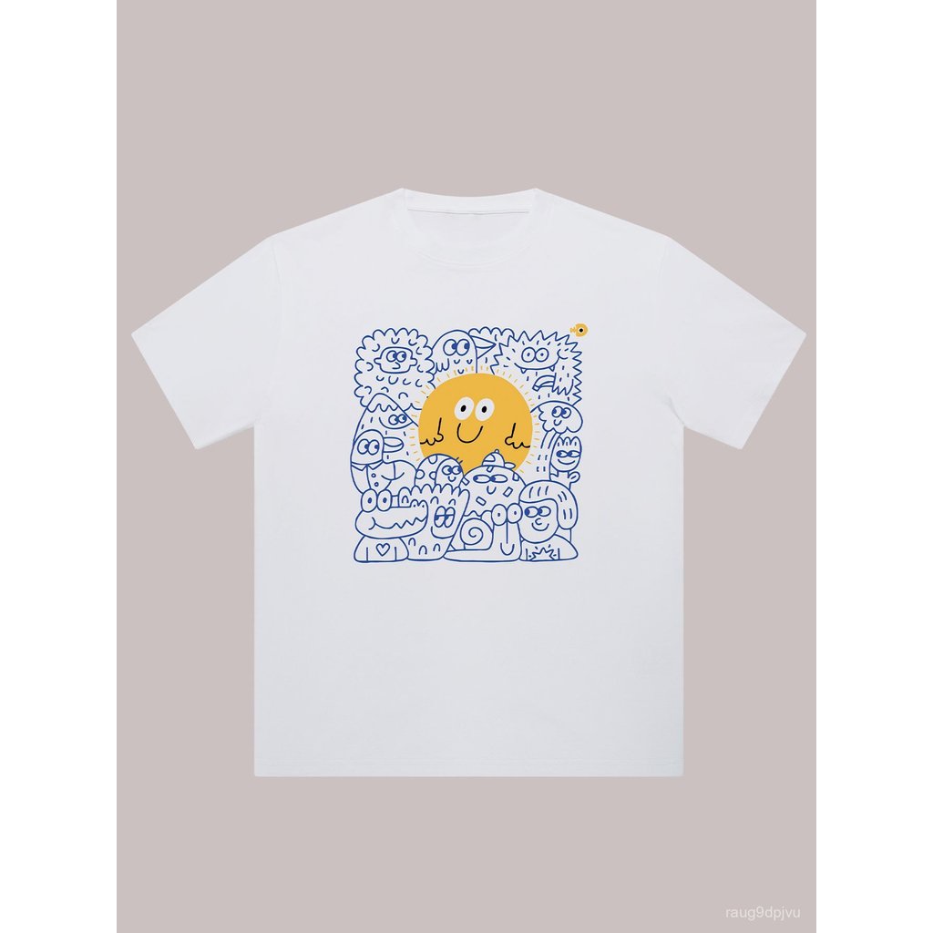 เสื้อยืดแขนสั้นลายพิมพ์แบรนด์ The Most Dazzling Me สำหรับผู้ชาย