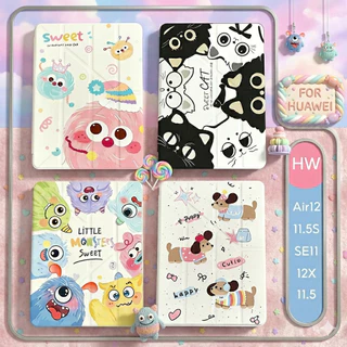 เคสแท็บเล็ต Huawei MatePad Air 12/12X/SE 11/11.5 2026 Pro 11 แบบ 3+Y พับได้ มีช่องใส่ปากกา หลังใส กันกระแทก