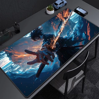 🌸พร้อมส่ง🌸แผ่นรองเม้าส์ 80x30x3 ซม. แผ่นรองเม้าส์ลายการ์ตูน Mouse Pad แผ่นรองเมาส์ ที่รองเมาส์