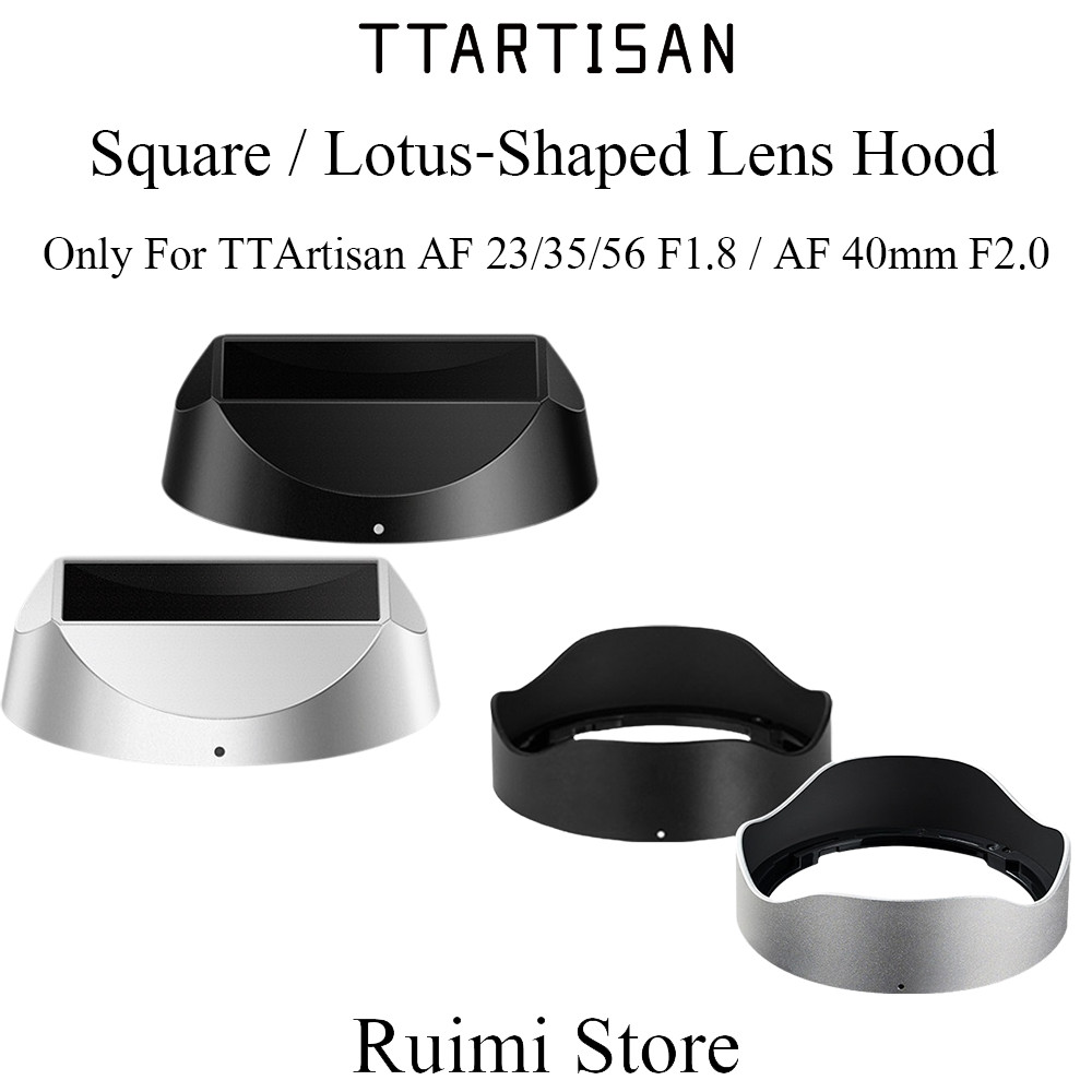 TTArtisan Square Lens Hood / Lotus-Shaped 52mm สําหรับ TTArtisan AF 23/35/56mm F1.8 / AF 40mm F2.0