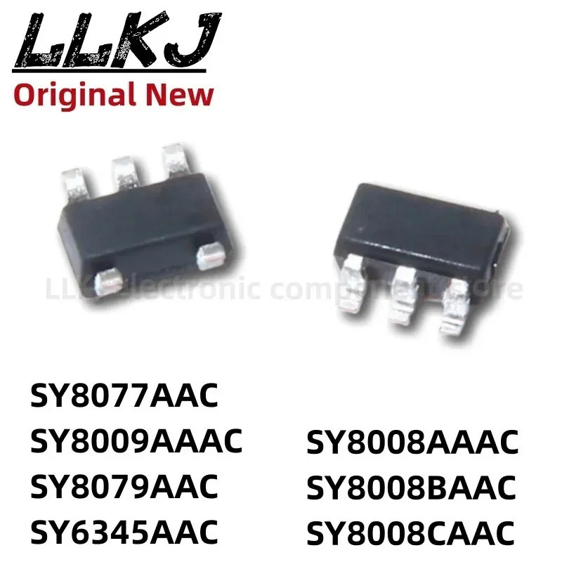 5pcs SY8077AAC SY8009AAAC SY8079AAC SY6345AAC SY8008AAAC SY8008BAAC SY8008CAAC SOT23-5 ชิปเซ็ต ic