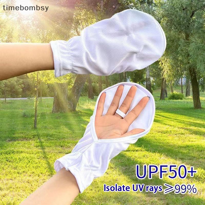 ถุงมือป้องกัน UV ระบายอากาศบาง สำหรับผู้หญิงและผู้ชาย เหมาะสำหรับกีฬากลางแจ้งและขี่จักรยาน