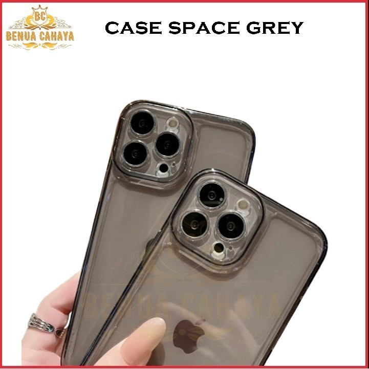 TPU SPACE GREY CASE สําหรับ VIVO Y500 Y11D Y05 2026 V70 V70 FE